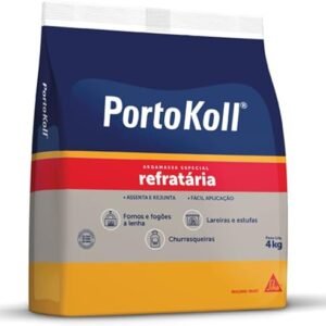 portokoll – argamassa especial refratária 4 kg