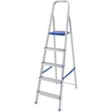 escada aluminio 5 degraus mor