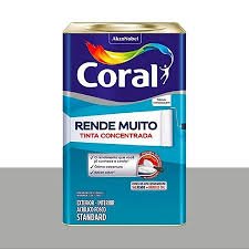 tinta acrílica fosca rende muito 16 lt branco coral