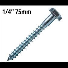 parafuso sext rs zb 1/4x75