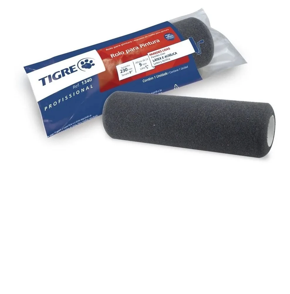 rolo espuma 23cm cz espuma1340 tigre rolo espuma 23cm cz espuma1340 tigre