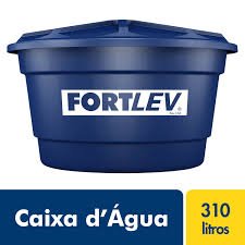 cx d´Água 310l com tampa polietileno fortlev