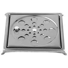 ralo quad. inox c/caixilho grelha