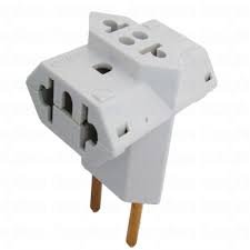 adaptador t benjamin 3 pinos