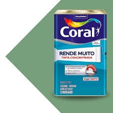 tinta acrílica fosca rende muito 16 lt verde angra – coral