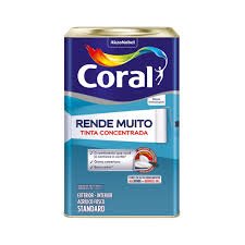 tinta acrílica fosca rende muito 16 lt branco neve coral
