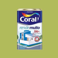 tinta acrílica fosca rende muito 16 lt verde limão – coral