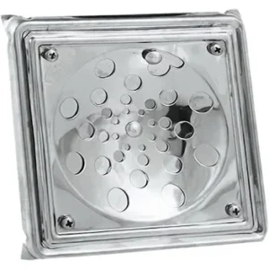 ralo quad. inox c/caixilho 10x10 grelha