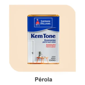 tinta acrílica fosca kemtone perola 18 litros – sherwin williams