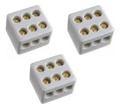 conector chuveiro cerâmica/porcelana 2 polos 10mm