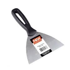 espatula de aço c/ cabo plástico 12cm