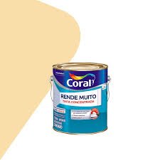 tinta acrílica fosca rende muito 3.2 lt marfim – coral