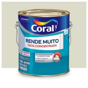 tinta acrílica fosca rende muito 3.2 lt branco gelo – coral