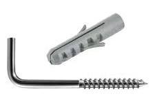 gancho parafuso escapula l c/ bucha 10mm