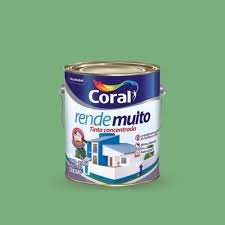 tinta acrílica fosca rende muito 3.2 lt verde angra – coral
