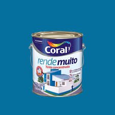 tinta acrílica fosca rende muito 3.2 lt azul profundo – coral
