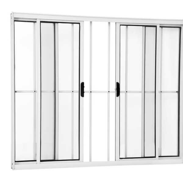 janela 4 folhas 1.00x1.00 com grade