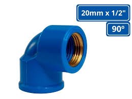 joelho azul bucha latão 90º 20x1/2