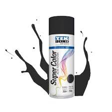 spray preto fosco
