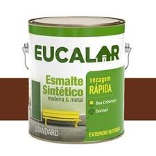 tinta esmalte brilhante 0,9 lt tabaco – eucalar