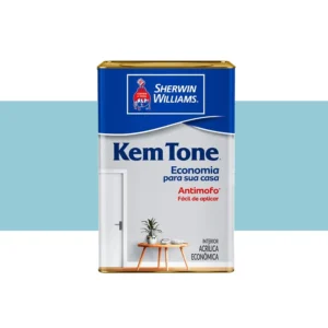 tinta acrílica fosca kemtone azul céu 18 litros – sherwin williams
