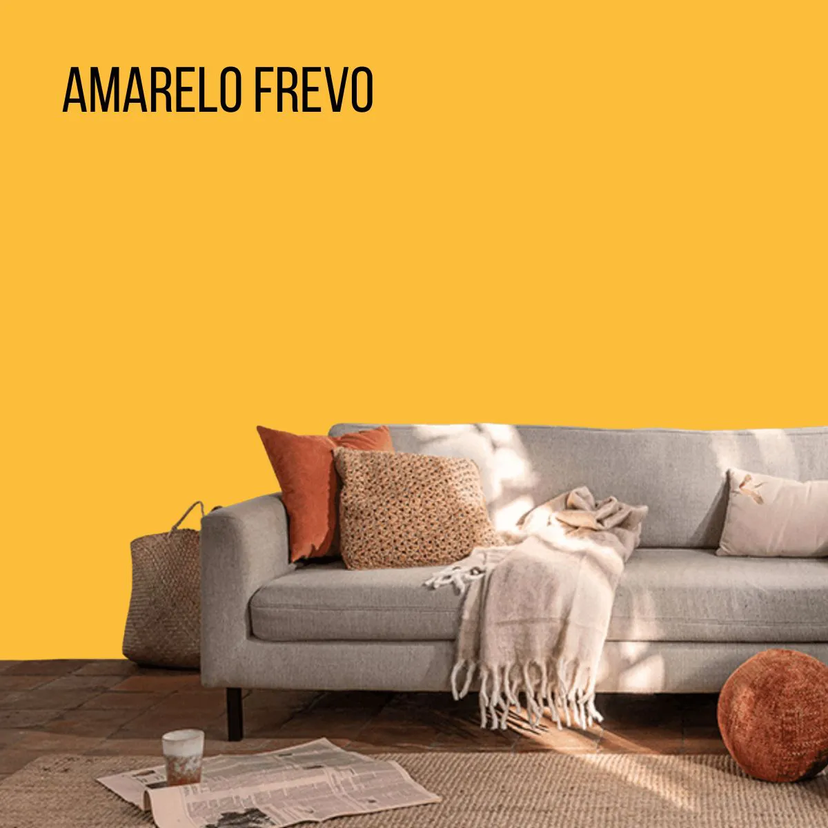 tinta acrílica fosca rende muito 3.2 lt amarelo frevo – coral
