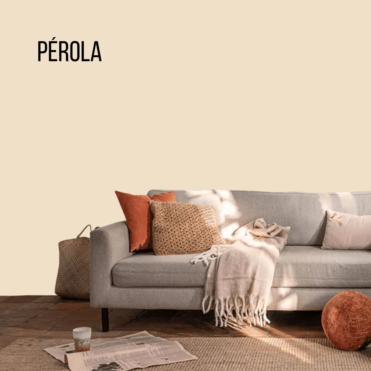 tinta acrílica fosca rende muito 3.2 lt pérola – coral