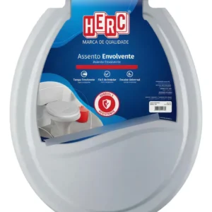 assento sanitário cinza claro herc