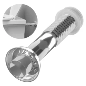 tubo de ligação flexível cromado pvc