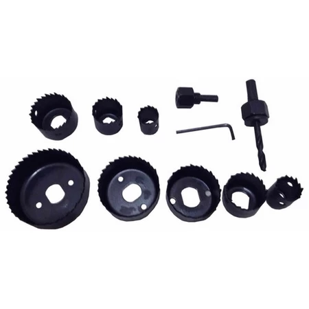 serra copo para madeira jogo com 11 peças serra copo para madeira jogo com 11 peças