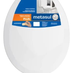 assento almofadado branco metasul