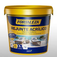 rejunte acrilico marfim 1 kg fortalza