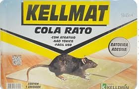 ratoeira adesiva cola rato kell