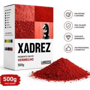 corante em pó 250g vermelho – xadrez