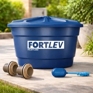 caixa d'água vertical polietileno 500 litros fortlev