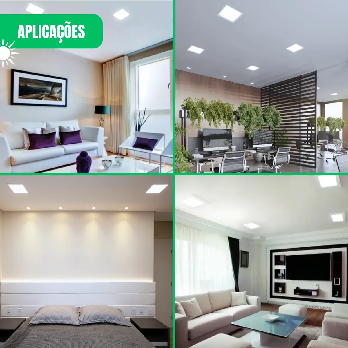painel de led de embutir de 12w painel de led de embutir de 12w